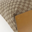 GUCCI GG Canvas Tote Bag Beige Gold 002 1097 Auth bs32889-16