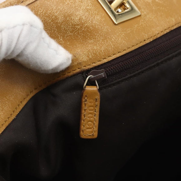 GUCCI GG Canvas Tote Bag Beige Gold 002 1097 Auth bs32889