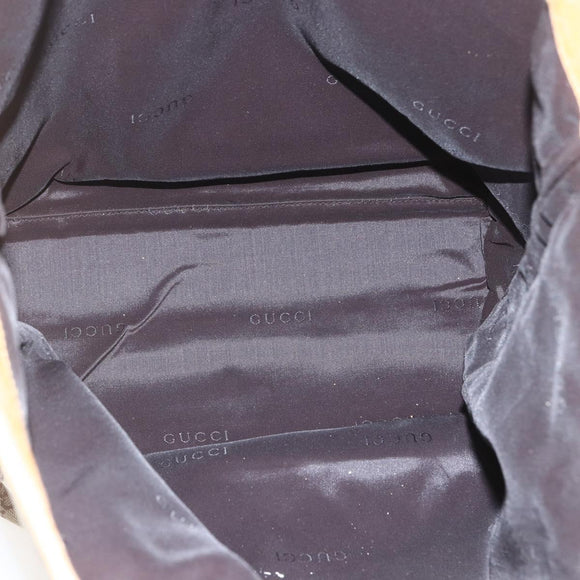 GUCCI GG Canvas Tote Bag Beige Gold 002 1097 Auth bs32889