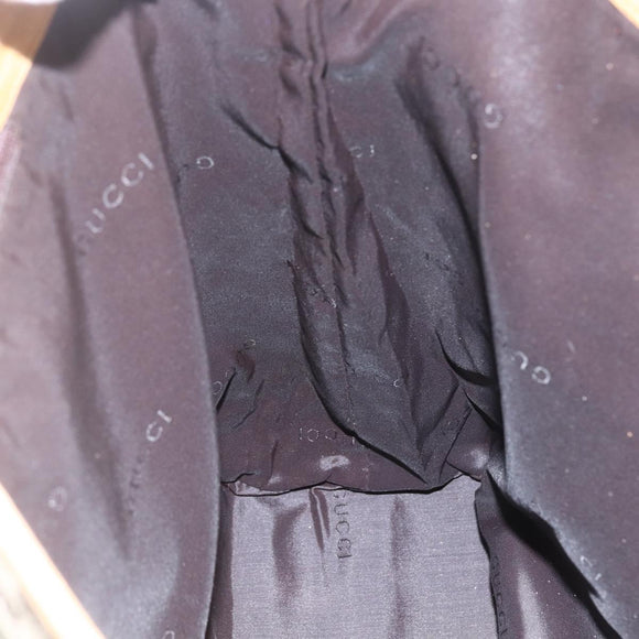 GUCCI GG Canvas Tote Bag Beige Gold 002 1097 Auth bs32889