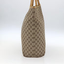 GUCCI GG Canvas Tote Bag Beige Gold 002 1097 Auth bs32889-3