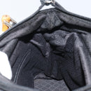 GUCCI Bamboo Hand Bag Canvas Black Silver 002 2122 0508 Auth bs32890-17