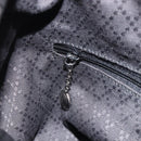 GUCCI Bamboo Hand Bag Canvas Black Silver 002 2122 0508 Auth bs32890-19