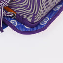 GUCCI Waist bag Nylon Purple Silver 752102 Auth bs32891V-9