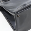 GUCCI Hand Bag Patent leather 2way Black Silver 000 1118 0503 Auth bs32894-13