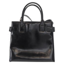 GUCCI Hand Bag Patent leather 2way Black Silver 000 1118 0503 Auth bs32894-3