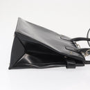 GUCCI Hand Bag Patent leather 2way Black Silver 000 1118 0503 Auth bs32894-4