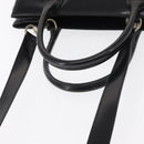GUCCI Hand Bag Patent leather 2way Black Silver 000 1118 0503 Auth bs32894-7