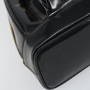 GUCCI Bamboo Body Bag Patent leather Black Gold 003 3444 0027 Auth bs32895-11
