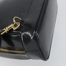 GUCCI Bamboo Body Bag Patent leather Black Gold 003 3444 0027 Auth bs32895-13