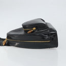 GUCCI Bamboo Body Bag Patent leather Black Gold 003 3444 0027 Auth bs32895-5