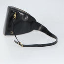 GUCCI Bamboo Body Bag Patent leather Black Gold 003 3444 0027 Auth bs32895-7
