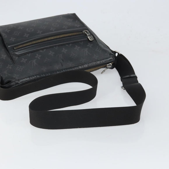 LOUIS VUITTON Monogram Eclipse Odyssey Messenger PM Bag M44223 LV Auth bs32897