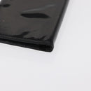 CHANEL Agenda Day Planner Cover Patent leather Gold Black CC Auth bs32900-11