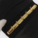 CHANEL Agenda Day Planner Cover Patent leather Gold Black CC Auth bs32900-15