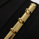 CHANEL Agenda Day Planner Cover Patent leather Gold Black CC Auth bs32900-16