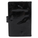 CHANEL Agenda Day Planner Cover Patent leather Gold Black CC Auth bs32900-3