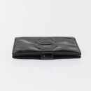 CHANEL Agenda Day Planner Cover Patent leather Gold Black CC Auth bs32900-4