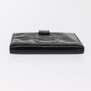 CHANEL Agenda Day Planner Cover Patent leather Gold Black CC Auth bs32900-5
