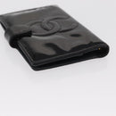 CHANEL Agenda Day Planner Cover Patent leather Gold Black CC Auth bs32900-6