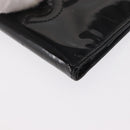 CHANEL Agenda Day Planner Cover Patent leather Gold Black CC Auth bs32900-8