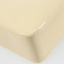 CHANEL Tote Bag Patent leather Beige Gold CC Auth bs32903-18