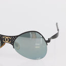 CHANEL Sunglasses plastic 2 Set Black Beige CC Auth bs32905-5