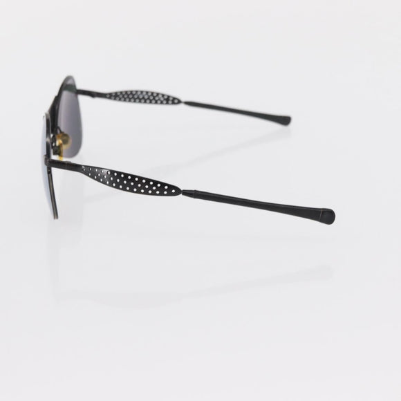CHANEL Sunglasses plastic 2 Set Black Beige CC Auth bs32905
