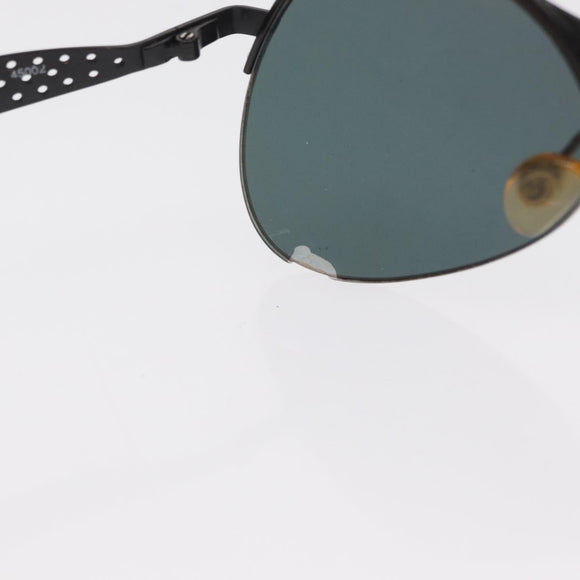CHANEL Sunglasses plastic 2 Set Black Beige CC Auth bs32905