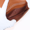 CHANEL Wallet Caviar Skin Brown Gold CC Auth bs32906-18