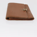 CHANEL Wallet Caviar Skin Brown Gold CC Auth bs32906-4