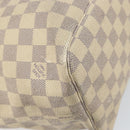 LOUIS VUITTON Damier Azur Neverfull MM Tote Bag N41605 LV Auth bs32916-18