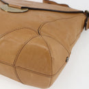 Chloe Shoulder Bag Leather Beige Auth bs32925-9