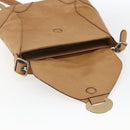 Chloe Shoulder Bag Leather Beige Auth bs32925-10