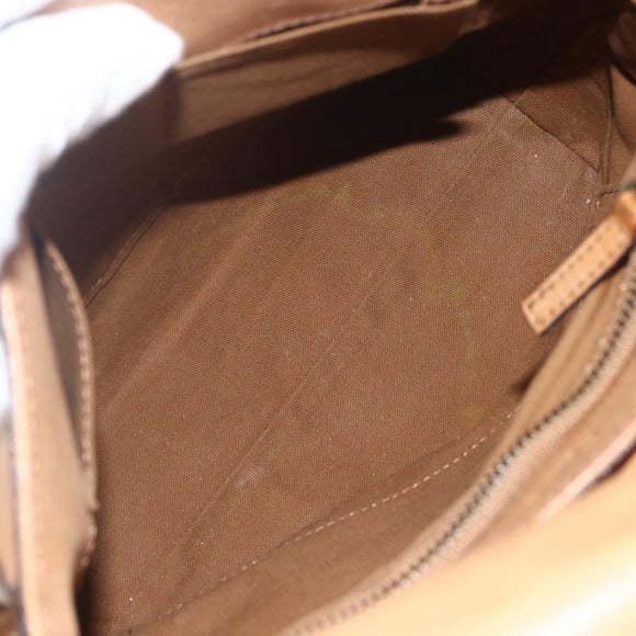 Chloe Shoulder Bag Leather Beige Auth bs32925