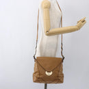 Chloe Shoulder Bag Leather Beige Auth bs32925-24