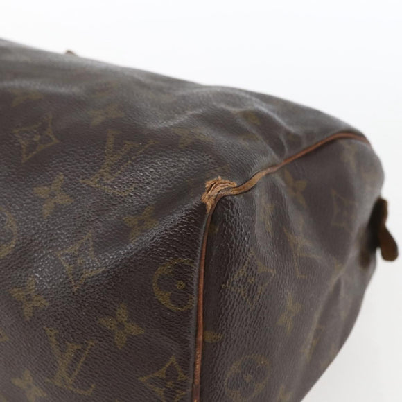 LOUIS VUITTON Monogram Speedy 25 Hand Bag M41528 LV Auth bs32930