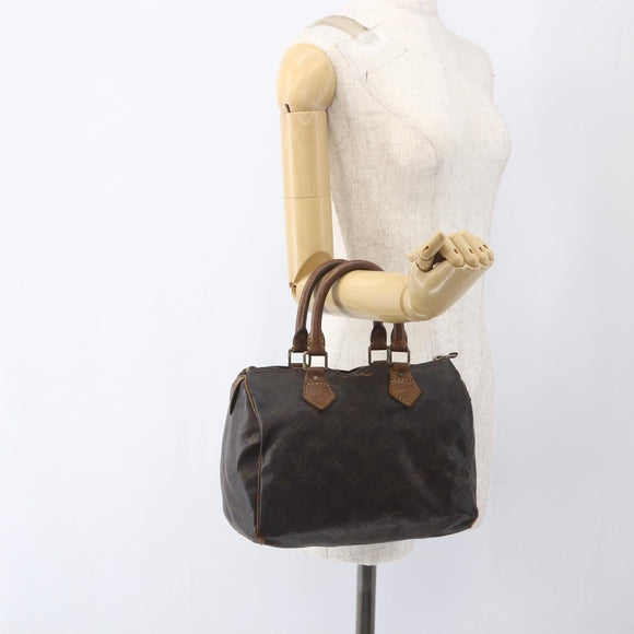 LOUIS VUITTON Monogram Speedy 25 Hand Bag M41528 LV Auth bs32930