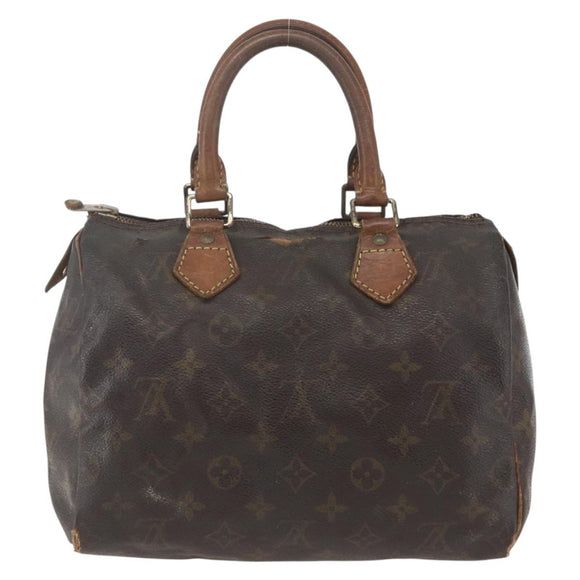 LOUIS VUITTON Monogram Speedy 25 Hand Bag M41528 LV Auth bs32930