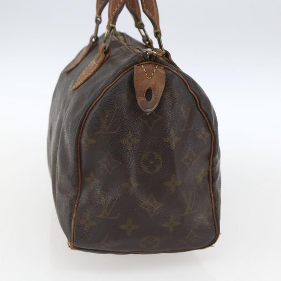 LOUIS VUITTON Monogram Speedy 25 Hand Bag M41528 LV Auth bs32930