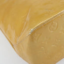 LOUIS VUITTON Monogram Vernis Reade MM Hand Bag Beige M91141 LV Auth bs32935-15