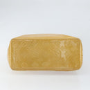 LOUIS VUITTON Monogram Vernis Reade MM Hand Bag Beige M91141 LV Auth bs32935-5