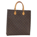 LOUIS VUITTON Monogram Sac Plat Hand Bag M51140 LV Auth bs32940-1