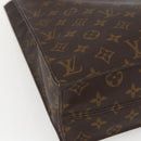 LOUIS VUITTON Monogram Sac Plat Hand Bag M51140 LV Auth bs32940-14