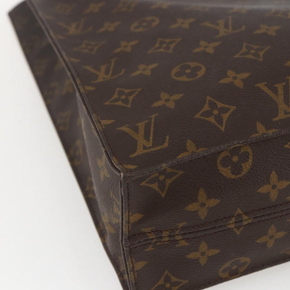 LOUIS VUITTON Monogram Sac Plat Hand Bag M51140 LV Auth bs32940