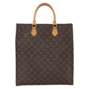 LOUIS VUITTON Monogram Sac Plat Hand Bag M51140 LV Auth bs32940-13