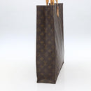 LOUIS VUITTON Monogram Sac Plat Hand Bag M51140 LV Auth bs32940-4