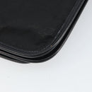 Christian Dior Pouch Nylon Leather Black Gold Auth bs32945-16