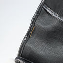 Christian Dior Pouch Nylon Leather Black Gold Auth bs32945-10