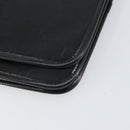 Christian Dior Pouch Nylon Leather Black Gold Auth bs32945-7